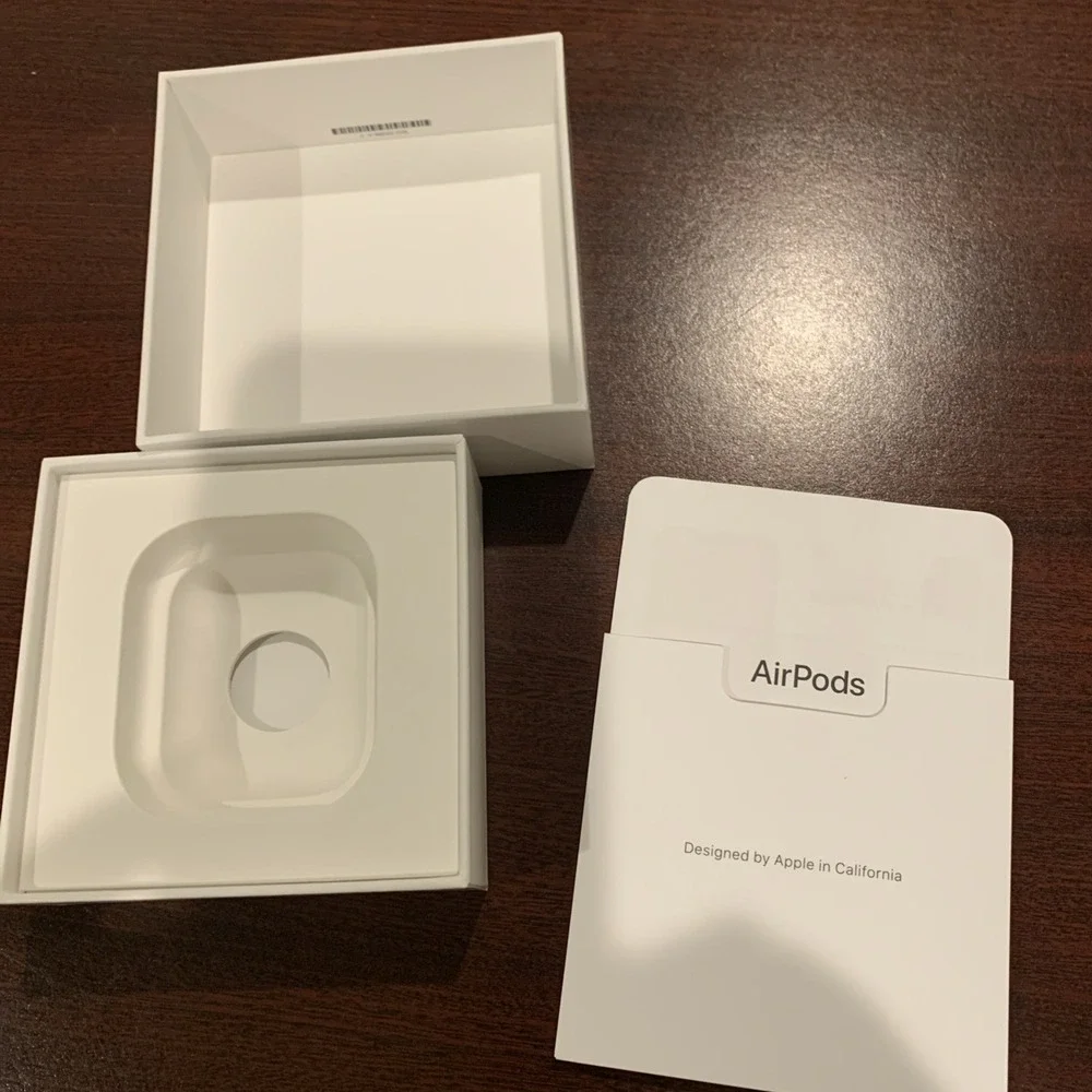 APPLE AirPods‎ Wireless EMPTY BOX ONLY 1st Gen w/ Manual
